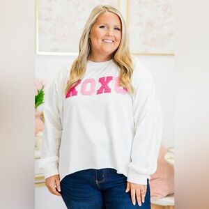 Chic Soul | Sending You Hugs And Kisses Pullover